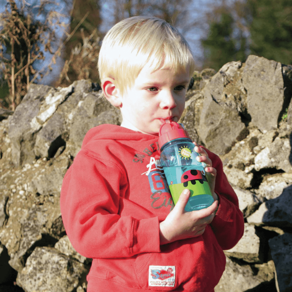 Refillable childrens water bottle