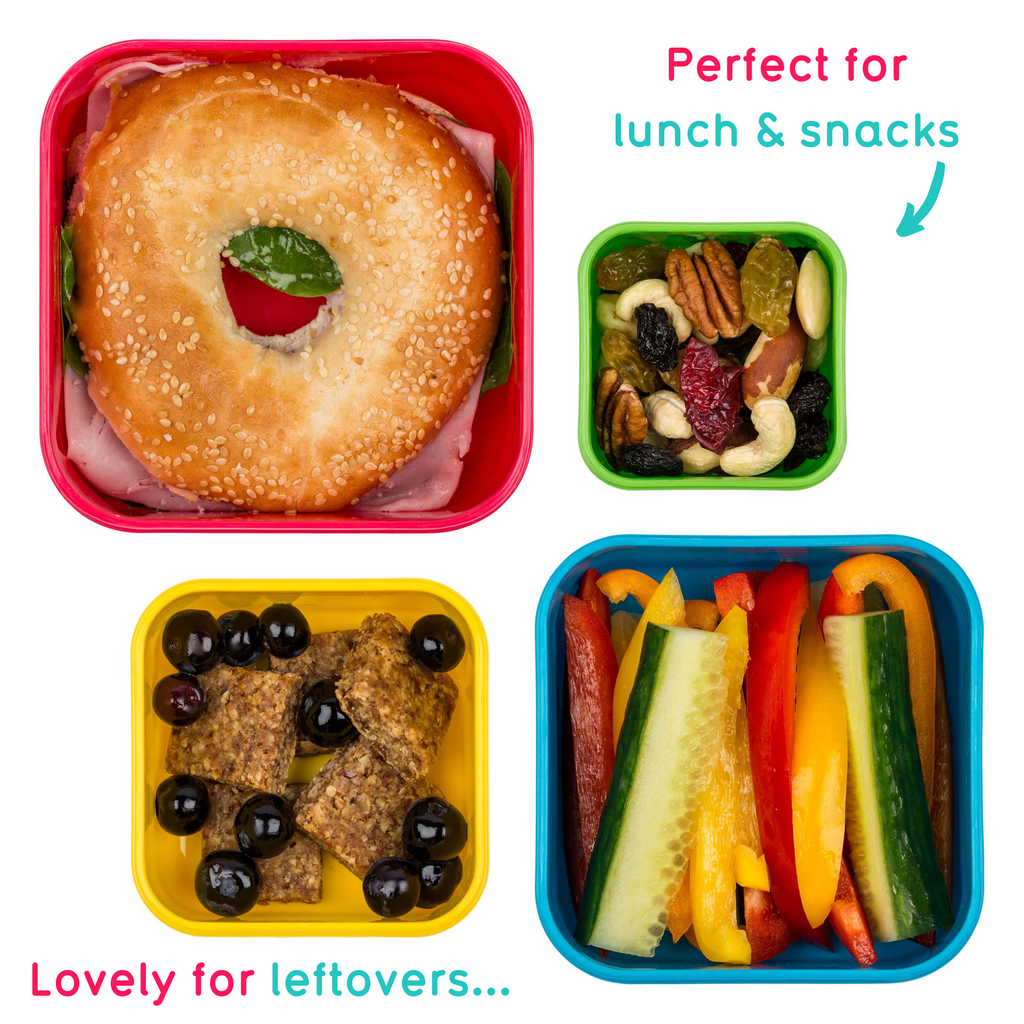 Children's nesting snack containers