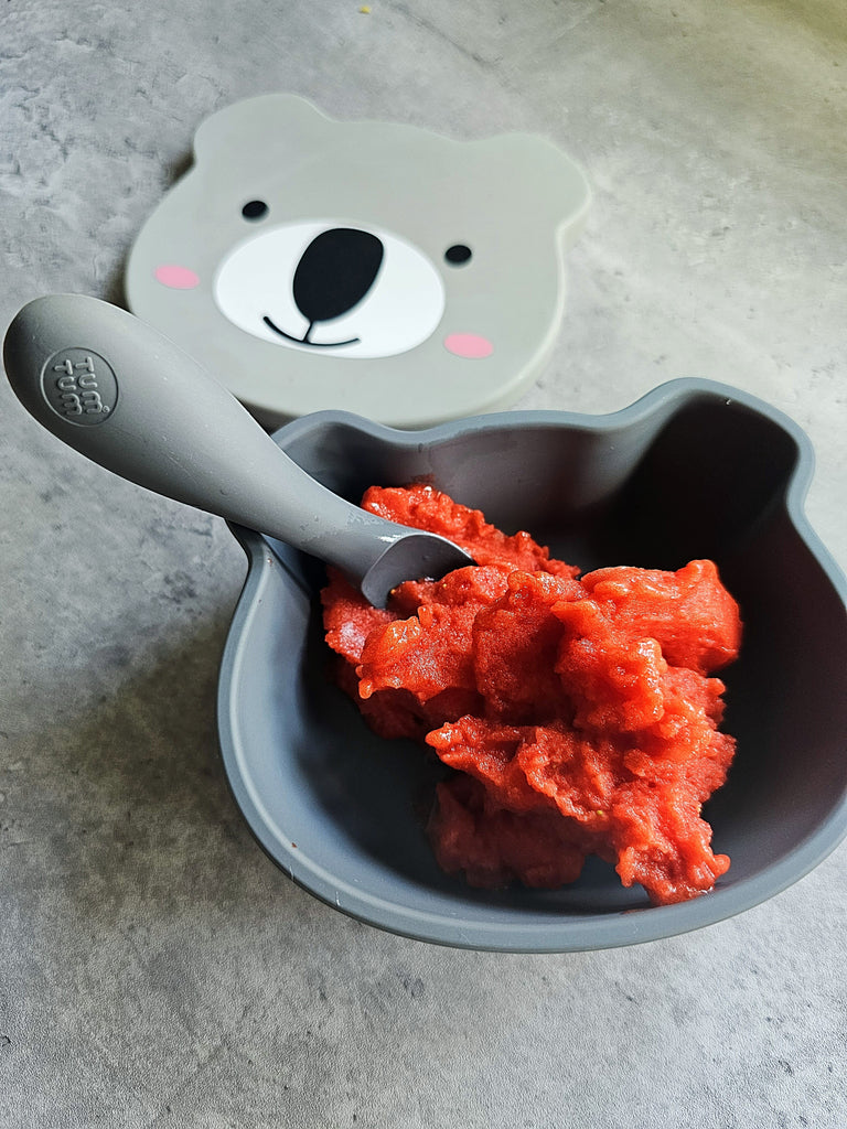 3 Ingredient Strawberry Lemon Sorbet