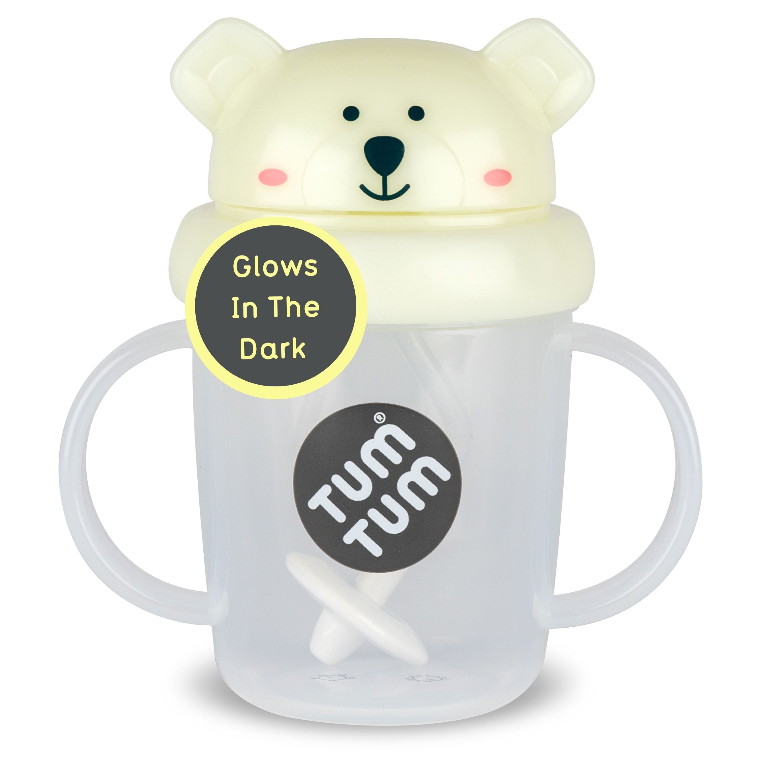 Tippy Up Sippy Cup, with Weighted Straw (Valve Free), Pete Polar Bear, 200ml