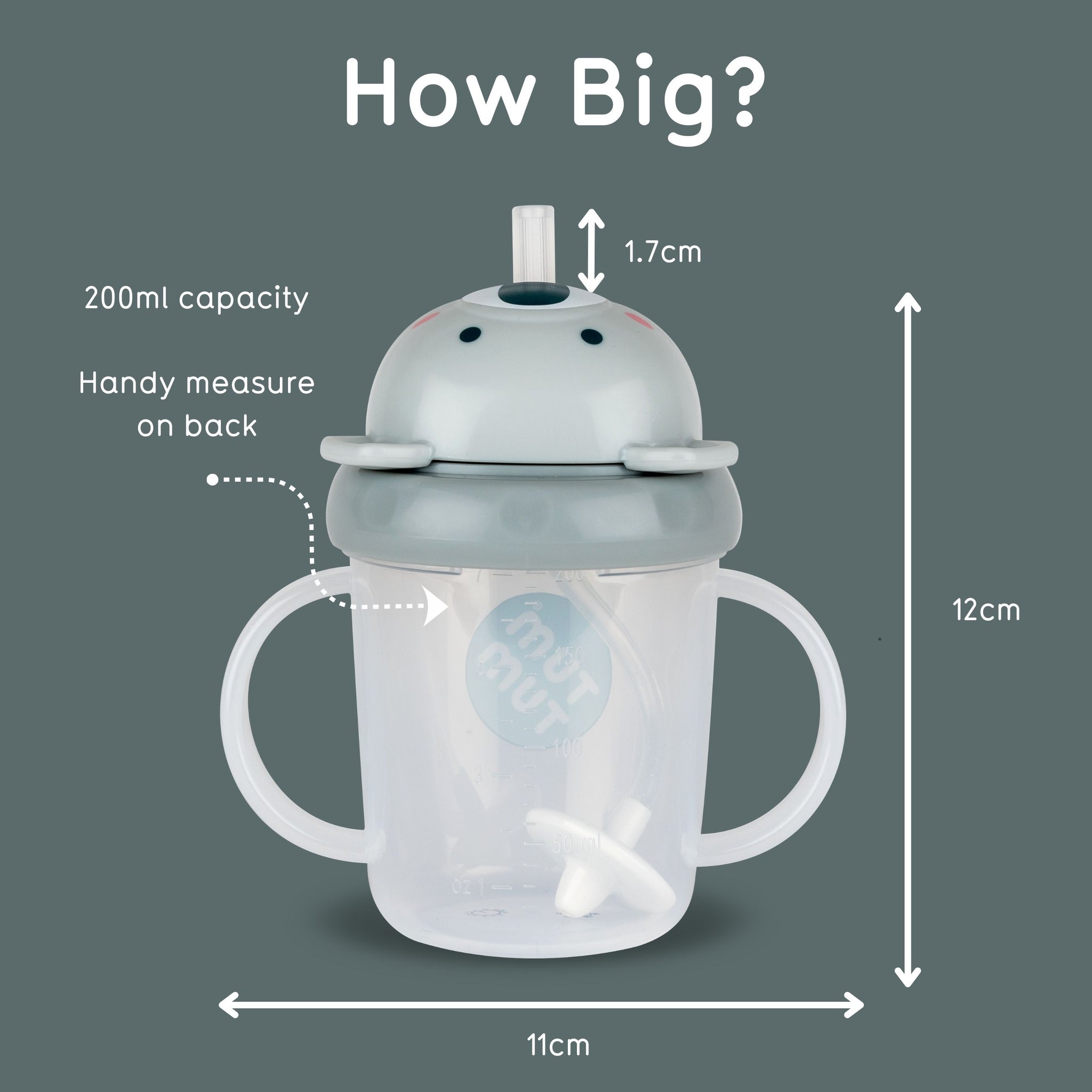 Tippy Up Sippy Cup (Series 3), with Weighted Straw (Valve Free), Kev Koala, 200ml