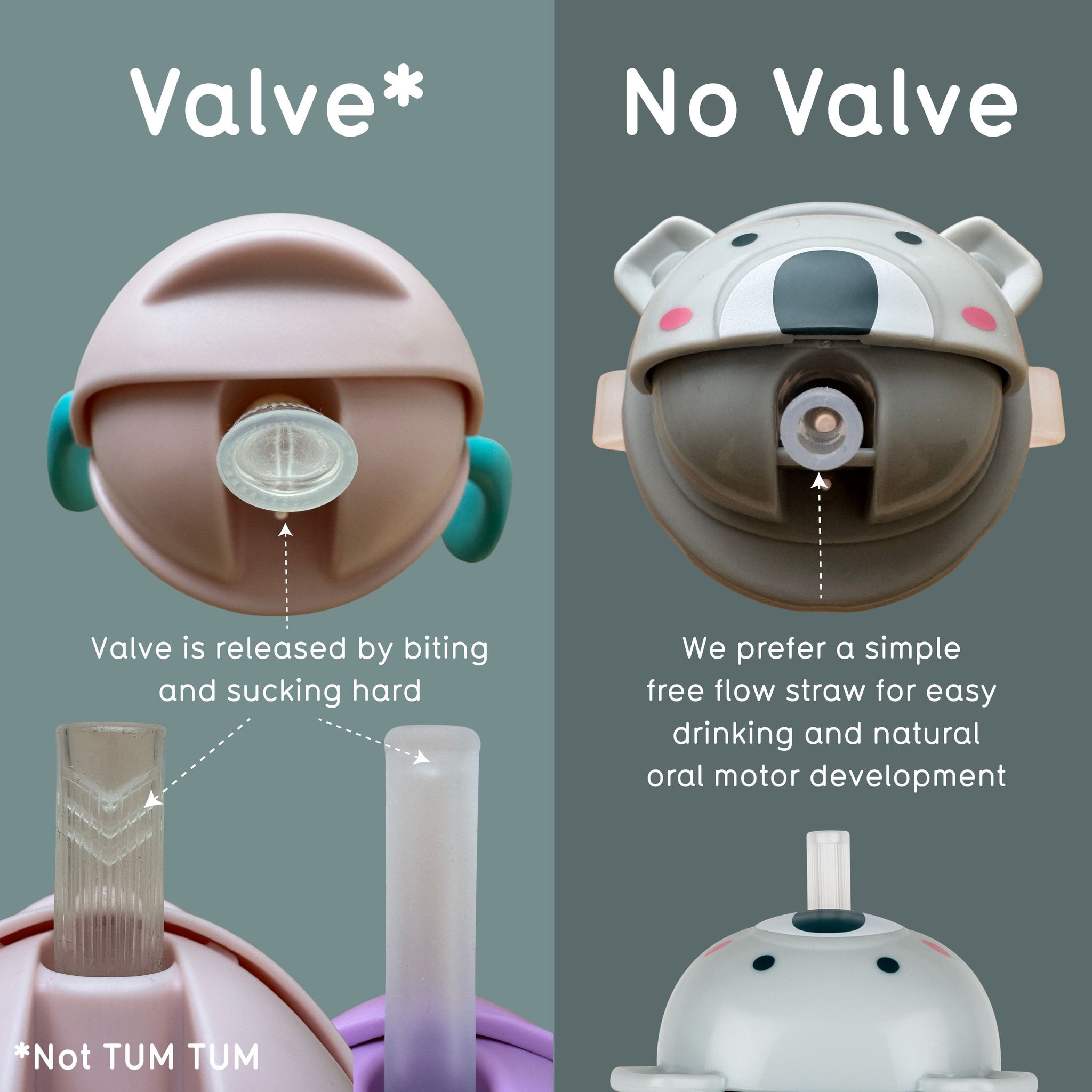 Tall Tippy Up Sippy Cup, with Weighted Straw (Valve Free), Kev Koala, 300ml, Series 3