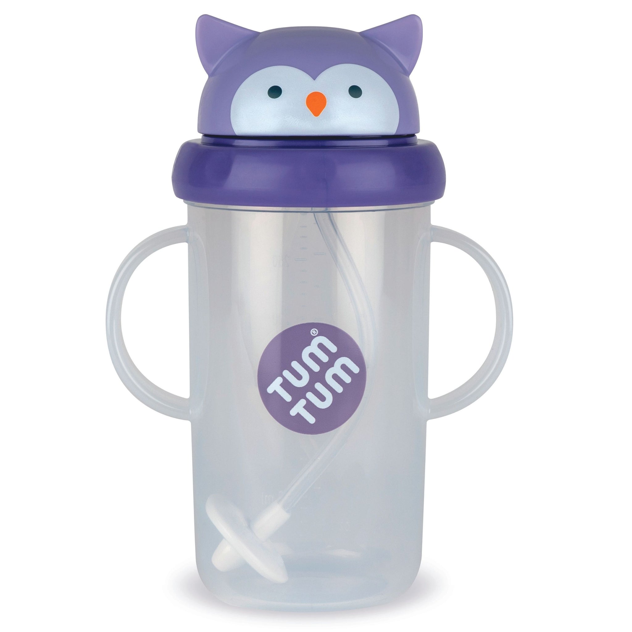Tall Tippy Up Sippy Cup, with Weighted Straw (Valve Free), Olivia Owl, 300ml, Series 3