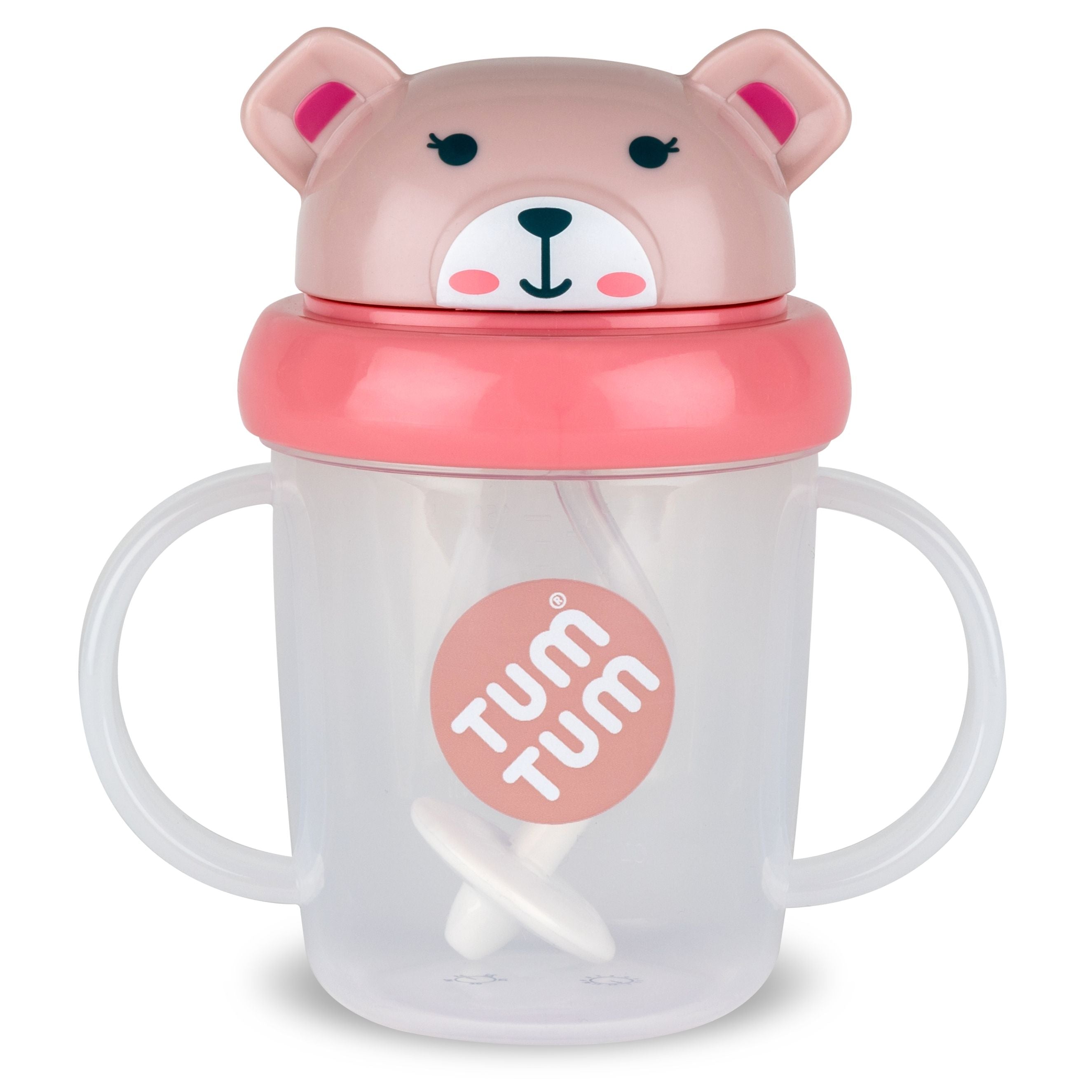 Tippy Up Sippy Cup (Series 3), with Weighted Straw (Valve Free), Betsy Bear, 200ml