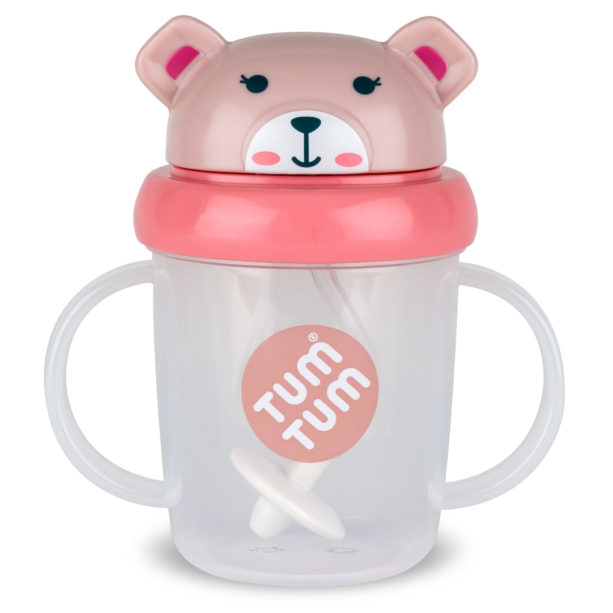 Tippy Up Sippy Cup (Series 3), with Weighted Straw (Valve Free), Betsy Bear, 200ml