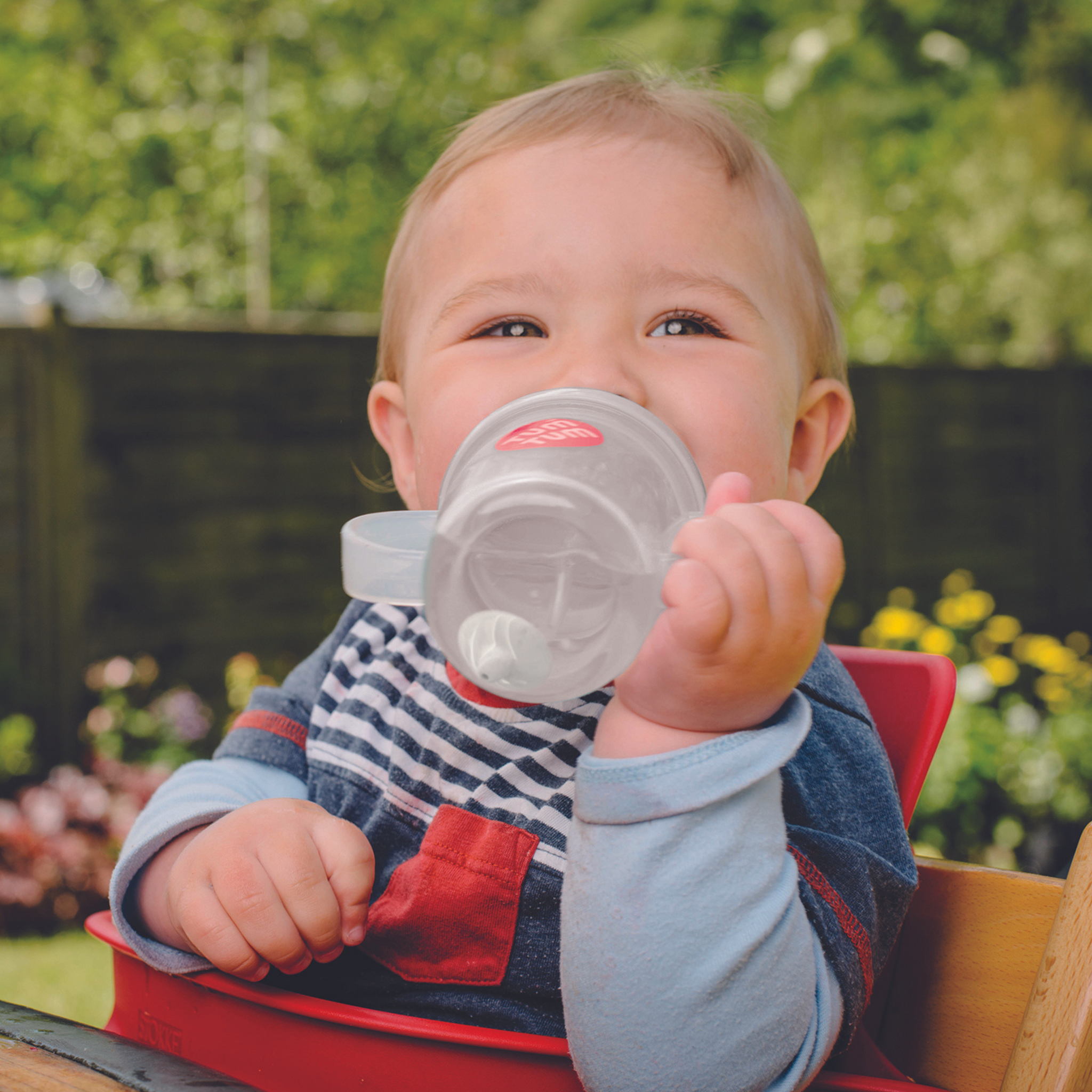 Tippy Up Sippy Cup (Series 3), with Weighted Straw (Valve Free), Pip Panda, 200ml