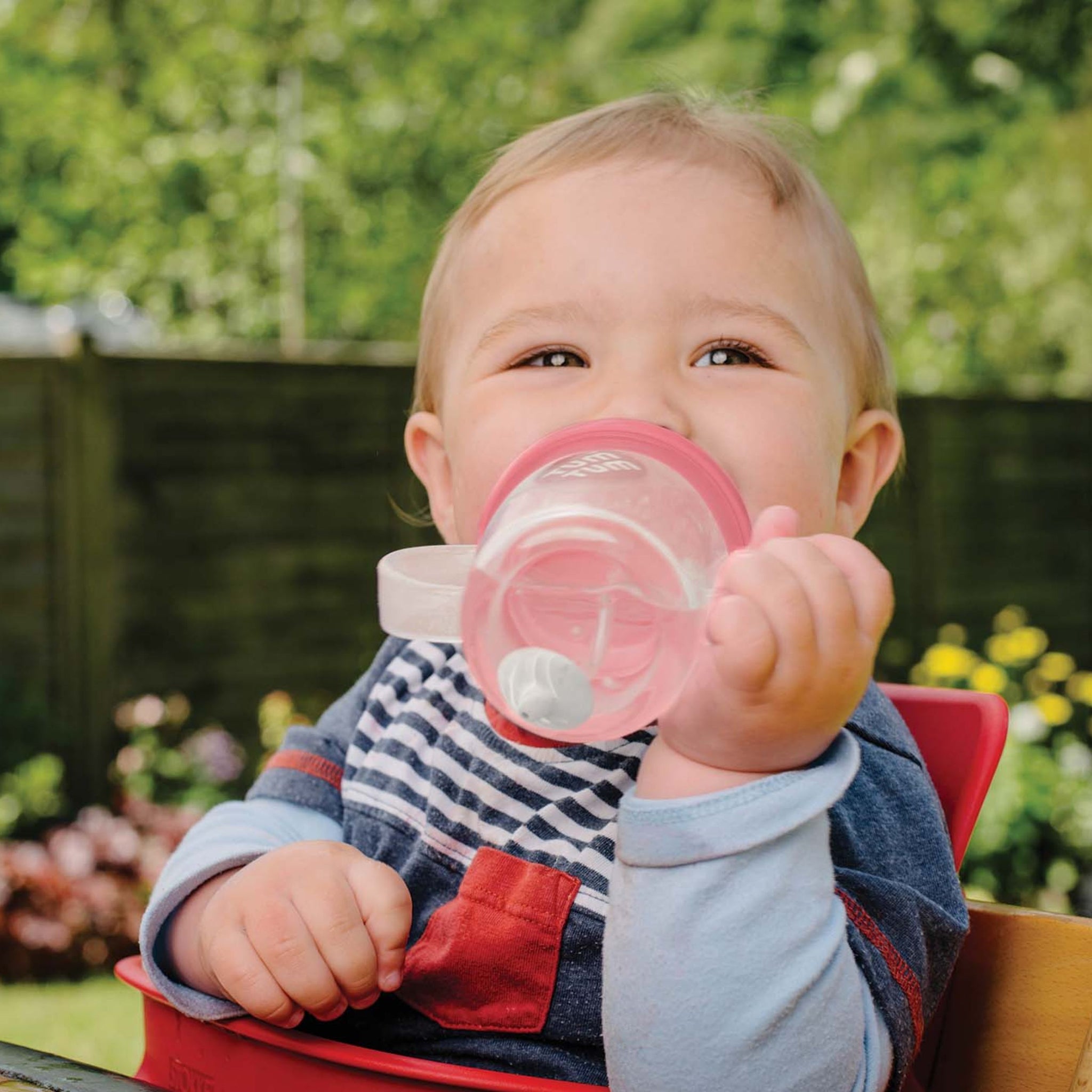 Tall Tippy Up Sippy Cup, with Weighted Straw (Valve Free), Betsy Bear, 300ml, Series 3