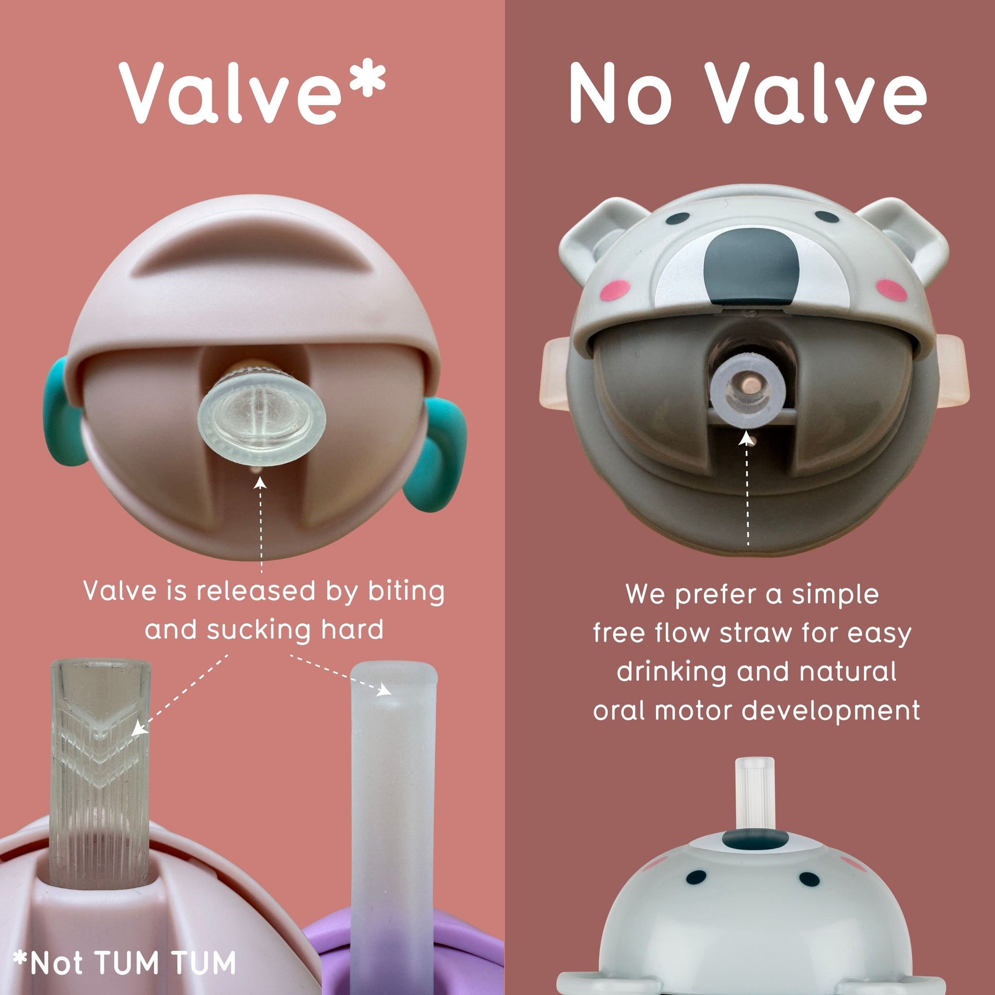 Tippy Up Sippy Cup (Series 3), with Weighted Straw (Valve Free), Connie Cow, 200ml