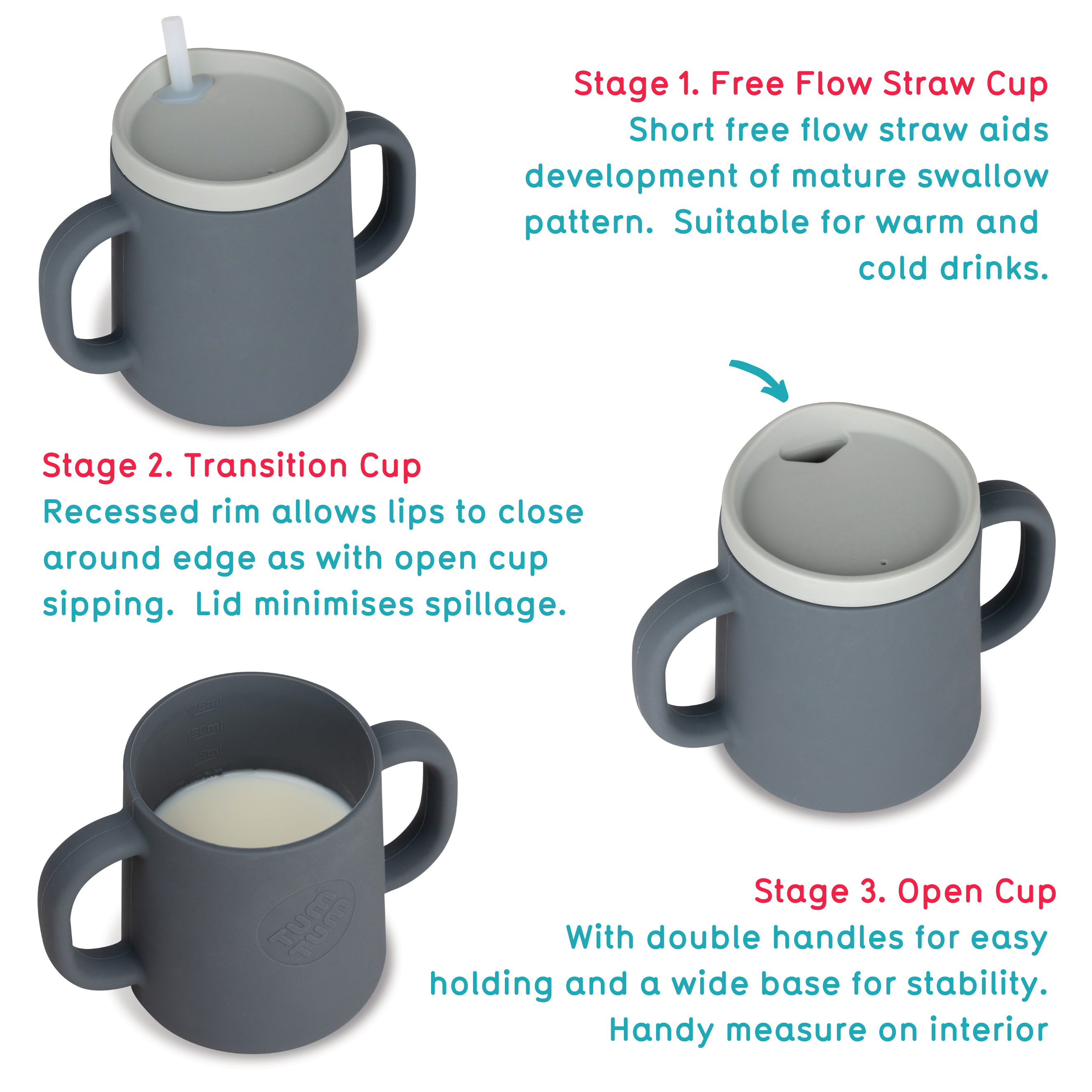 Free flow straw deals cup