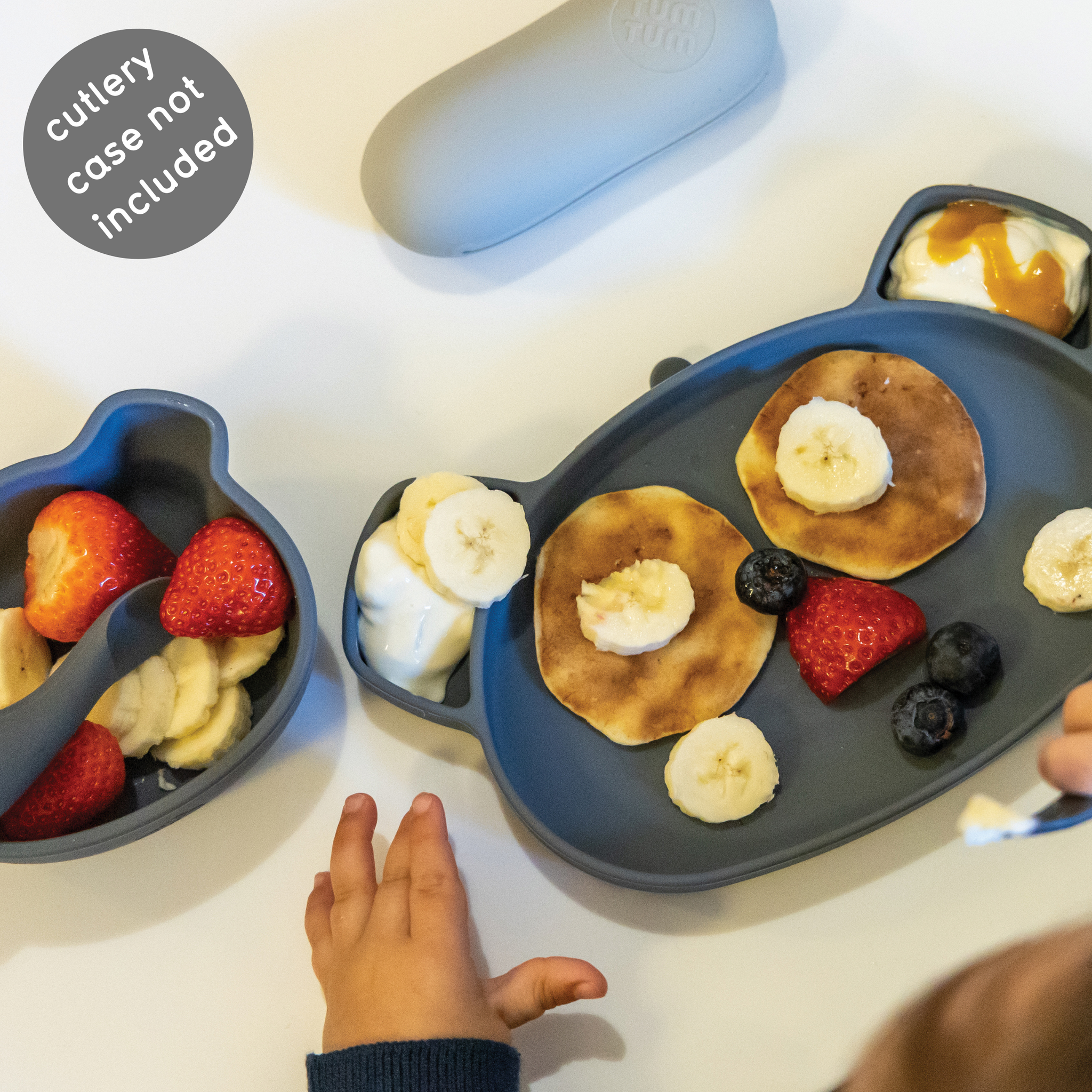 Baby Feeding Set, Grey