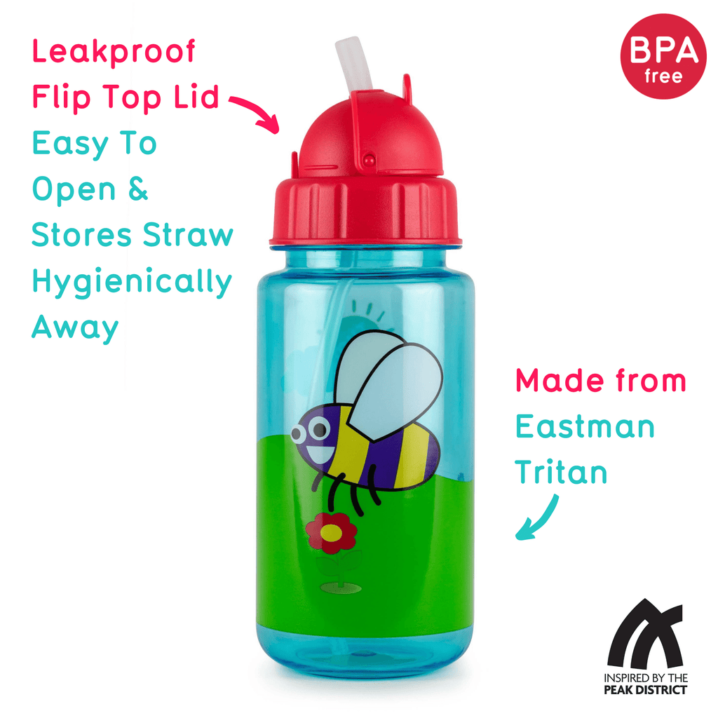 Flip top kids drinking bottle