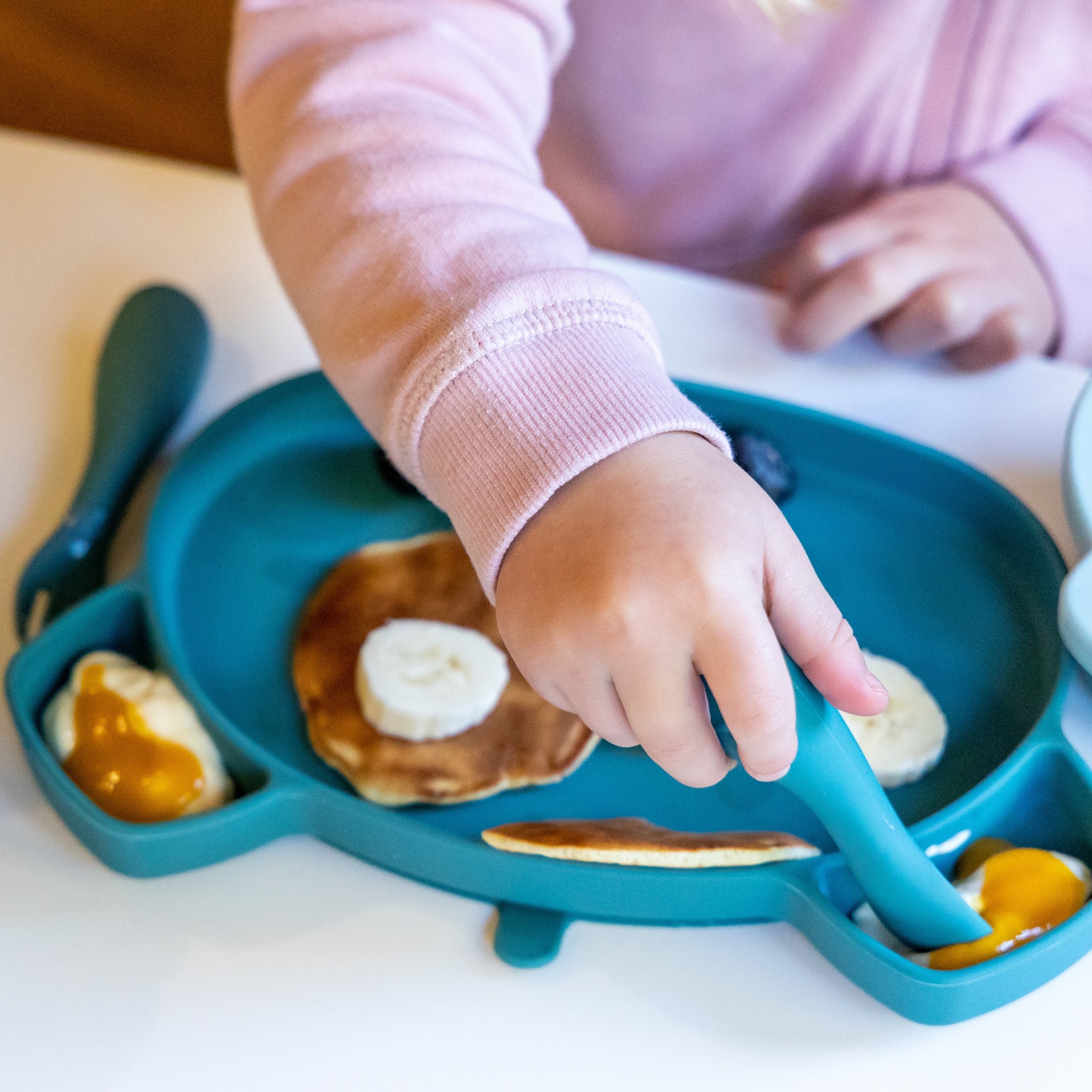 Baby Cutlery Set with Travel Case, Blue