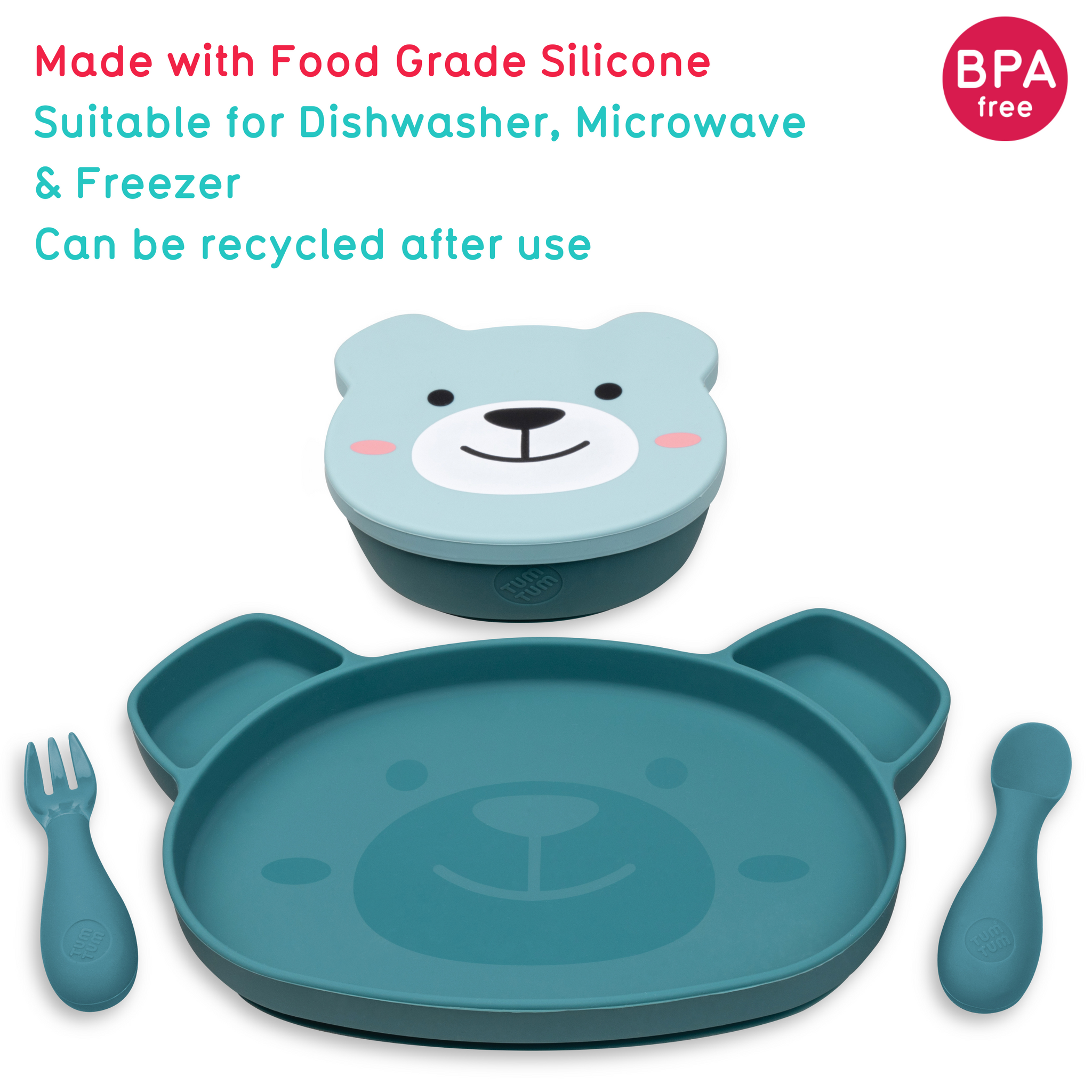 Baby Feeding Set, Blue