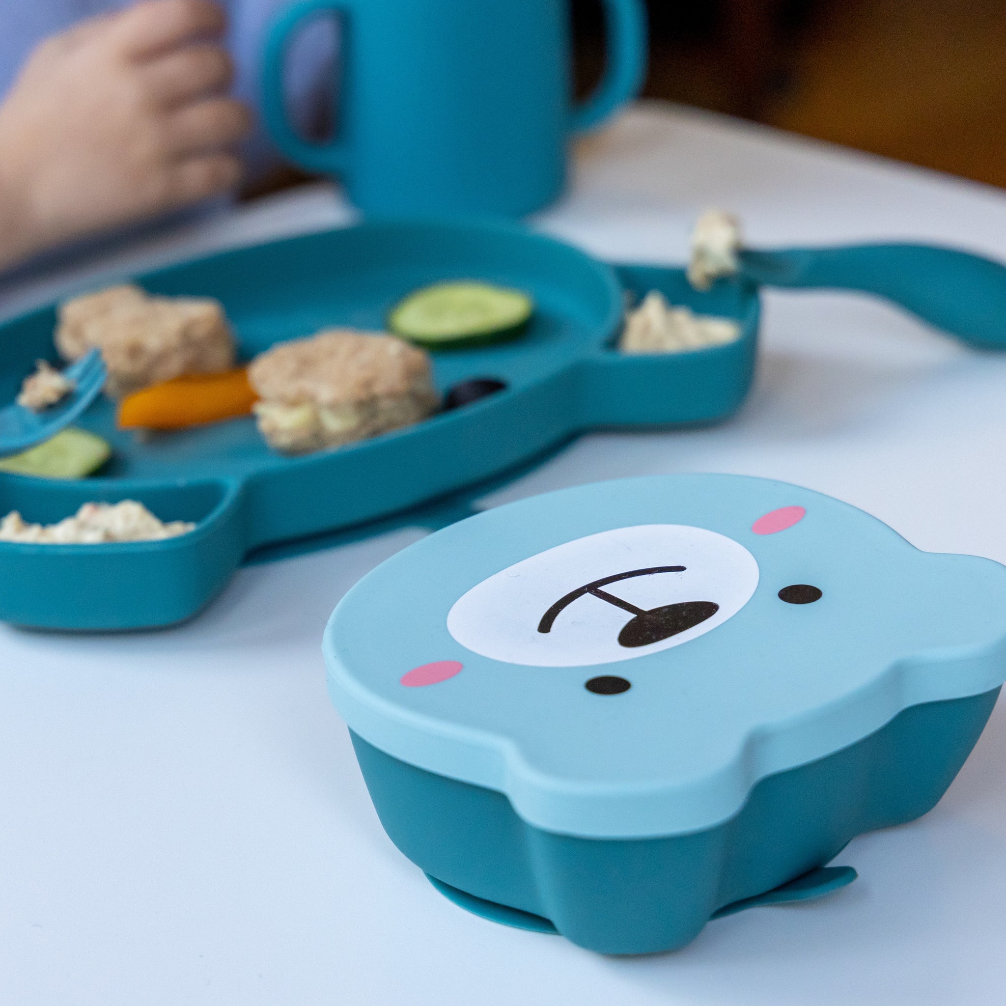 Baby Feeding Set, Blue