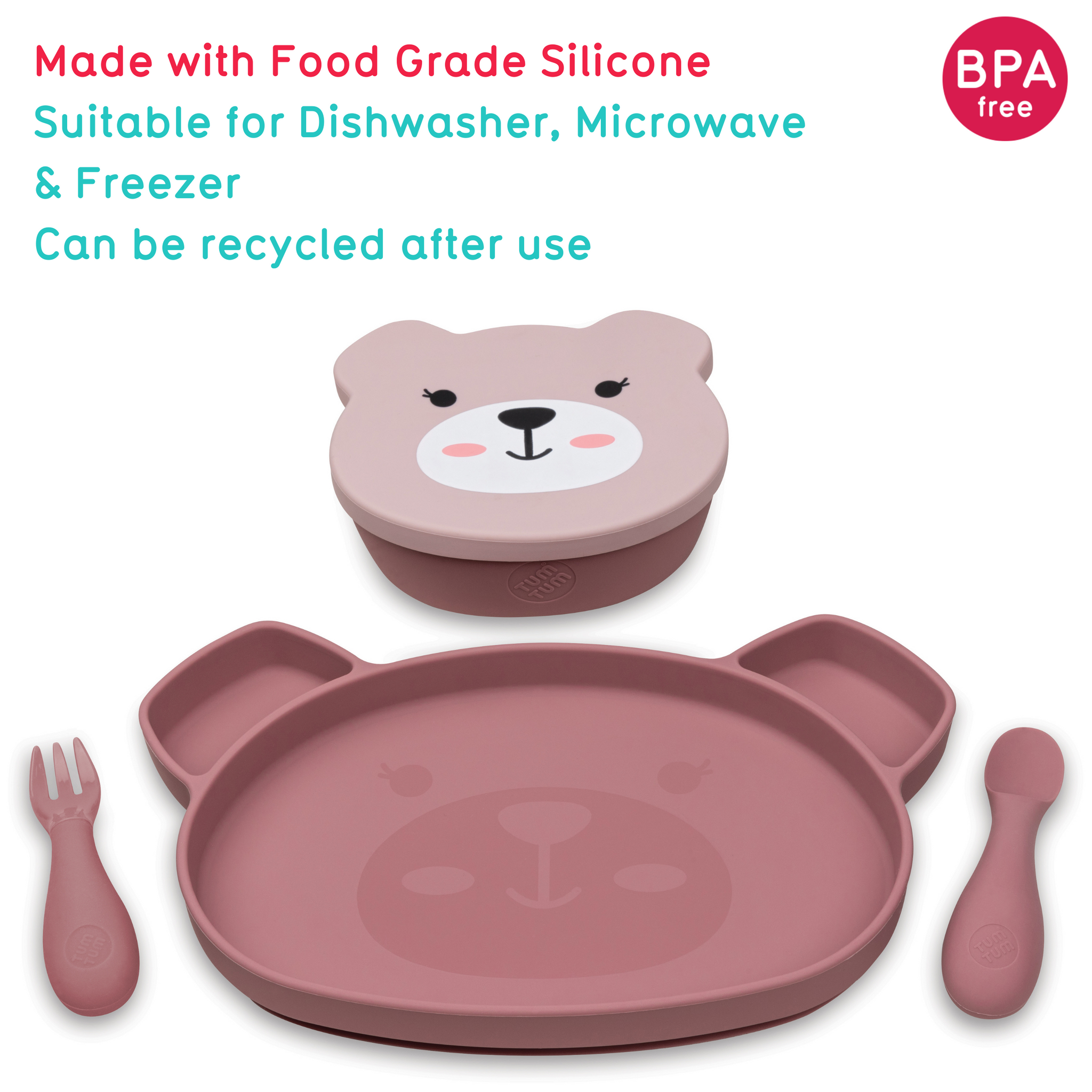 Baby Feeding Set, Pink