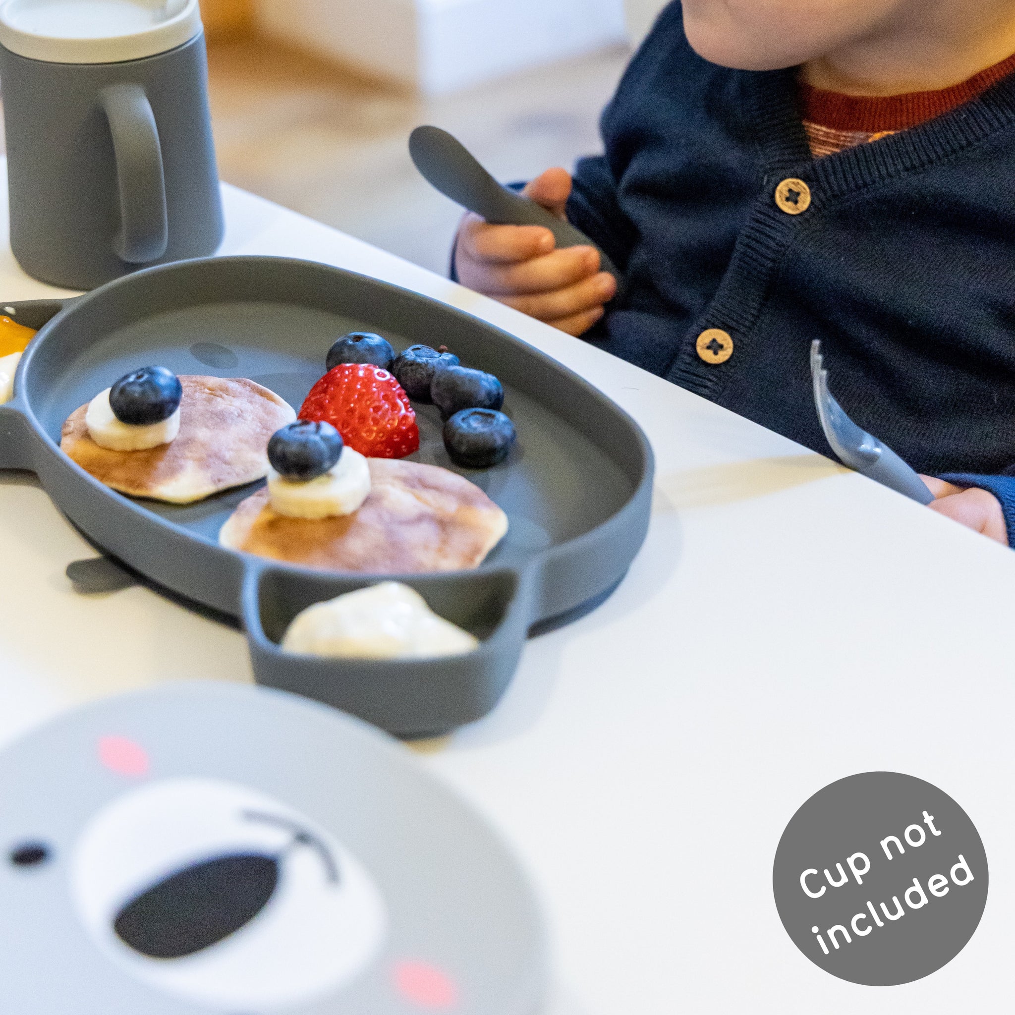 Baby Feeding Set, Grey
