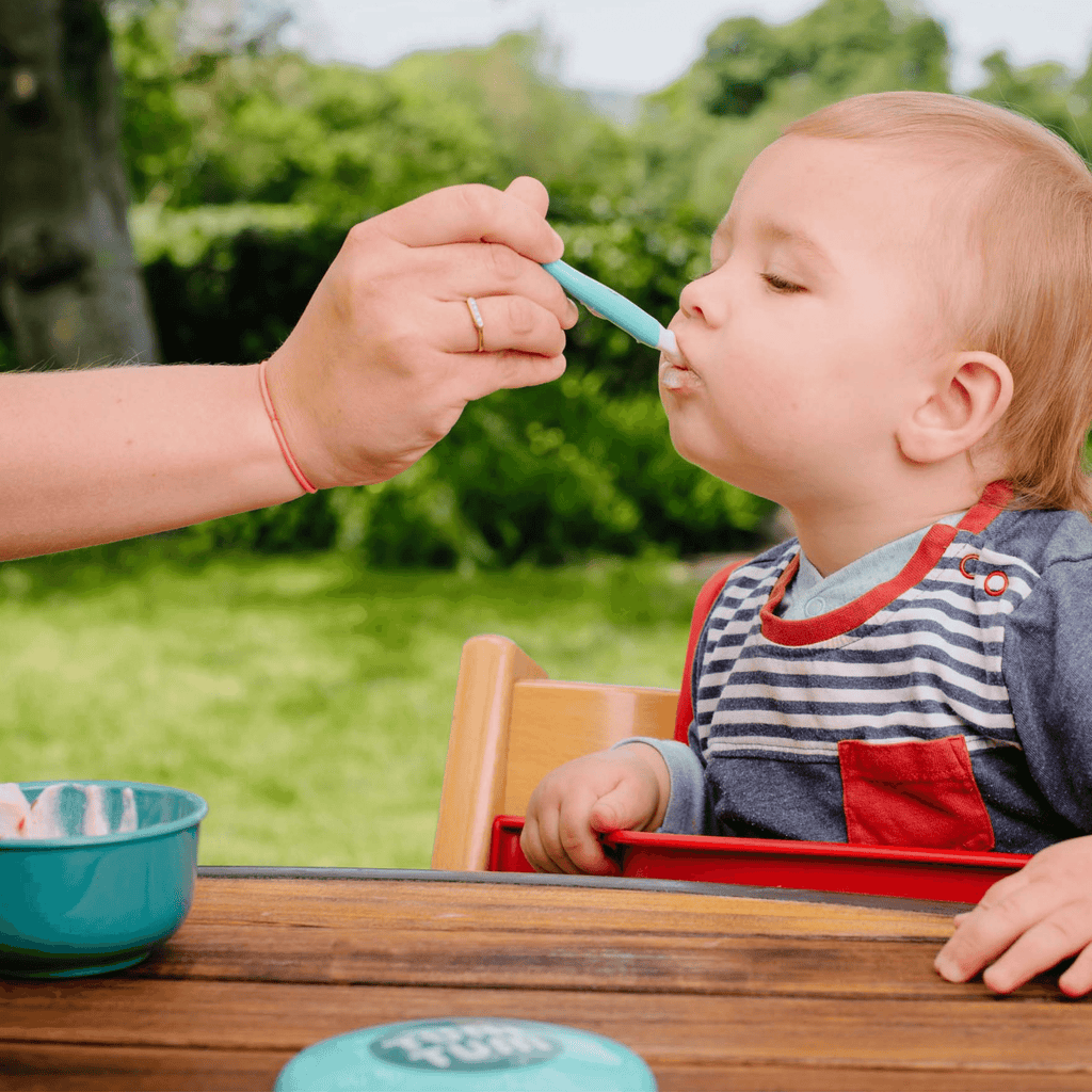 Baby weaning spoon and bowl