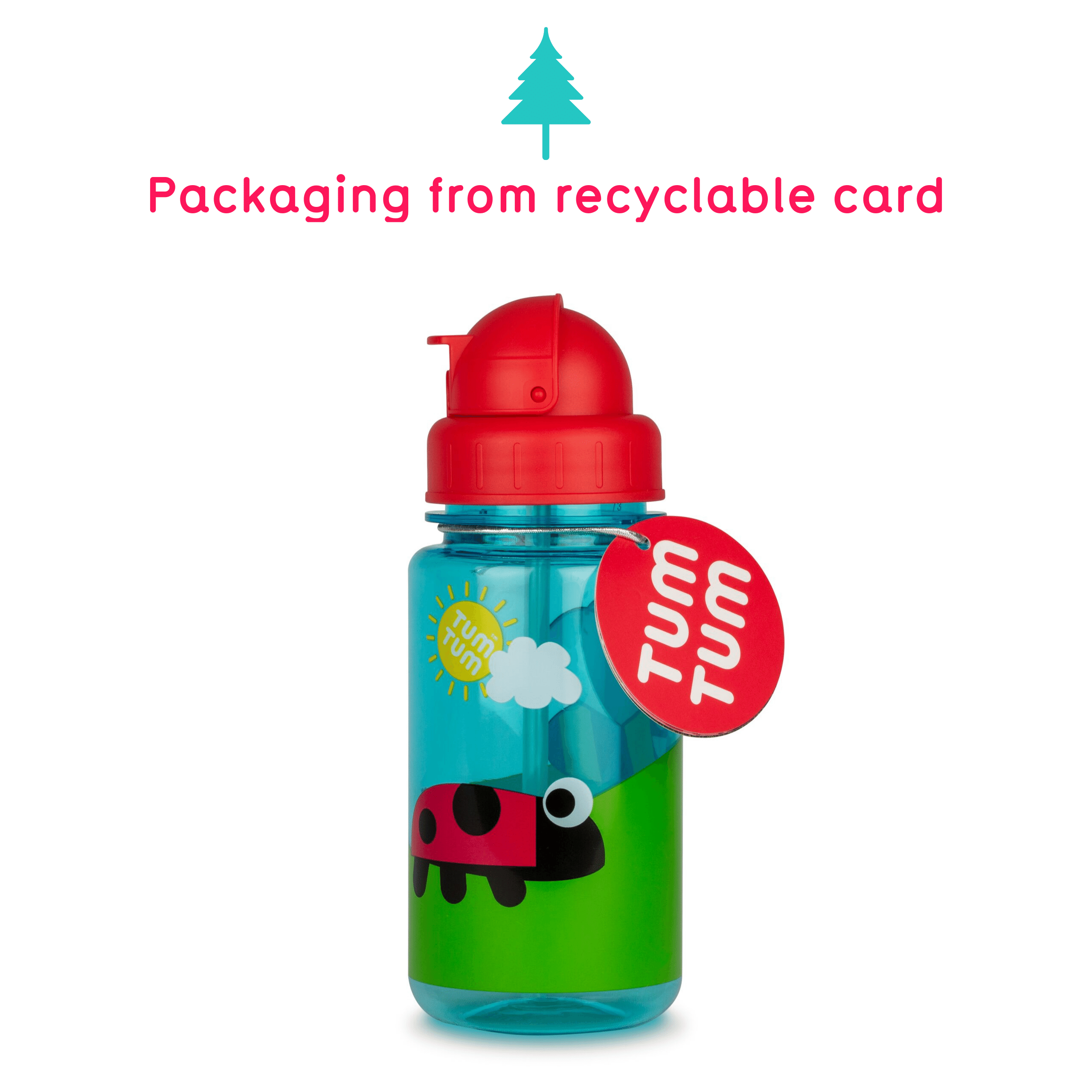 Ladybird water bottle kids