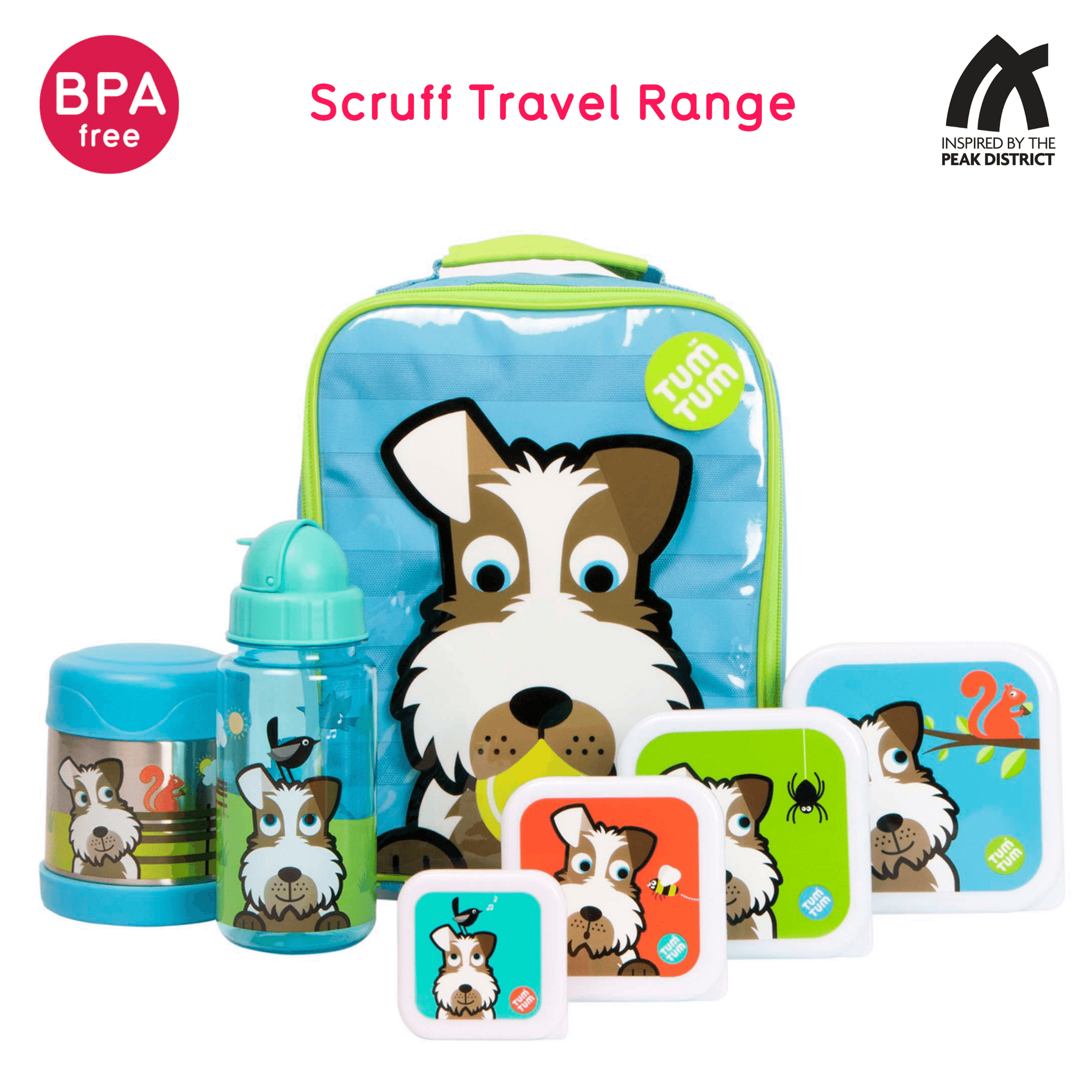 BPA free kids water bottle, dog