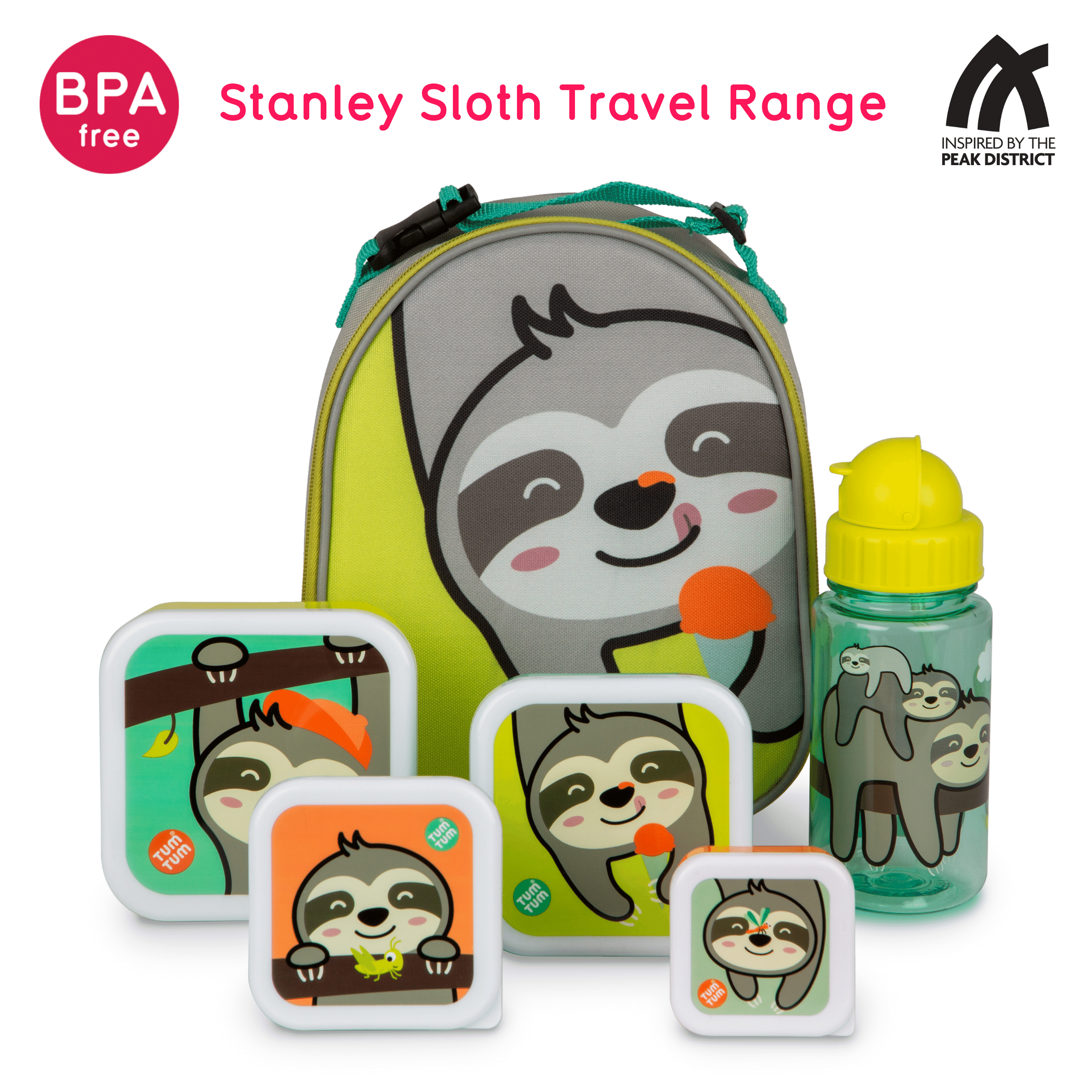 Stanley Sloth Kids Water Bottles, Lunch Bags & Snack Pots – TUM TUM TOTS