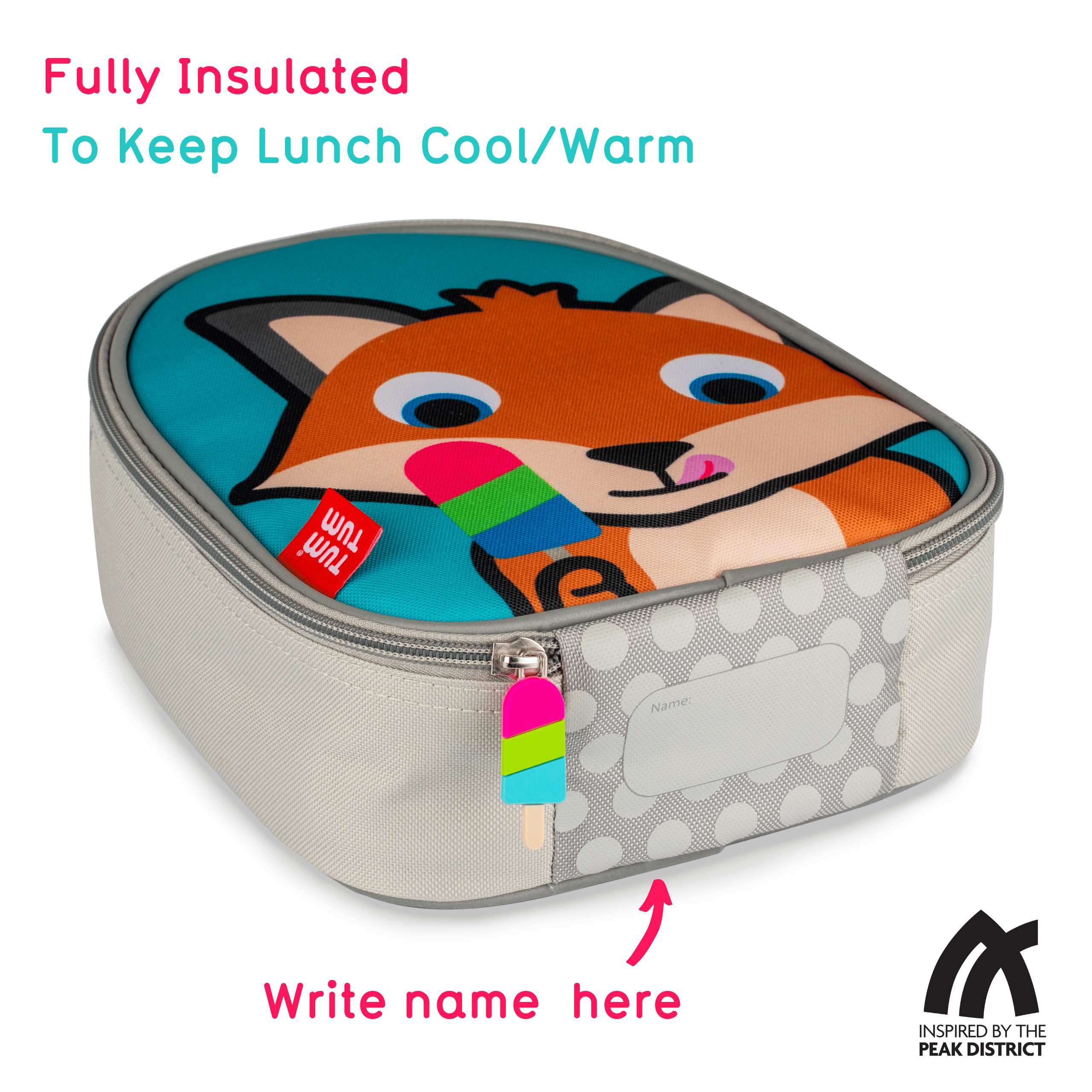 Kids Lunch Box for Girls and Boys Toddler Insulated Lunch Bag (Fox) 
