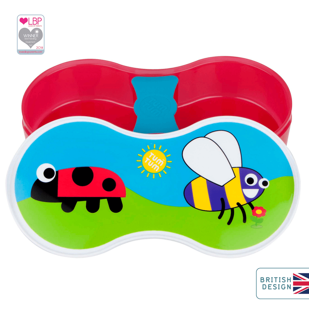 Childrens school lunch box, bugs