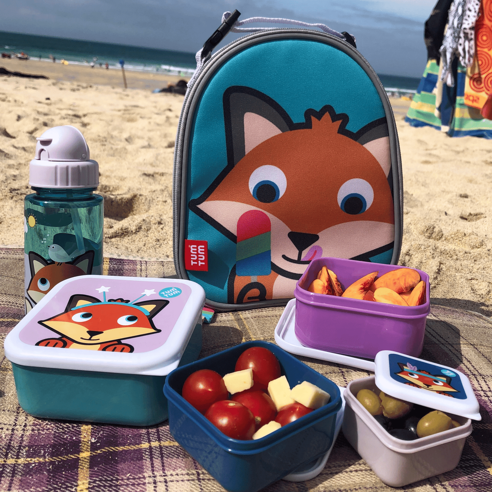 Kids snack boxes fox