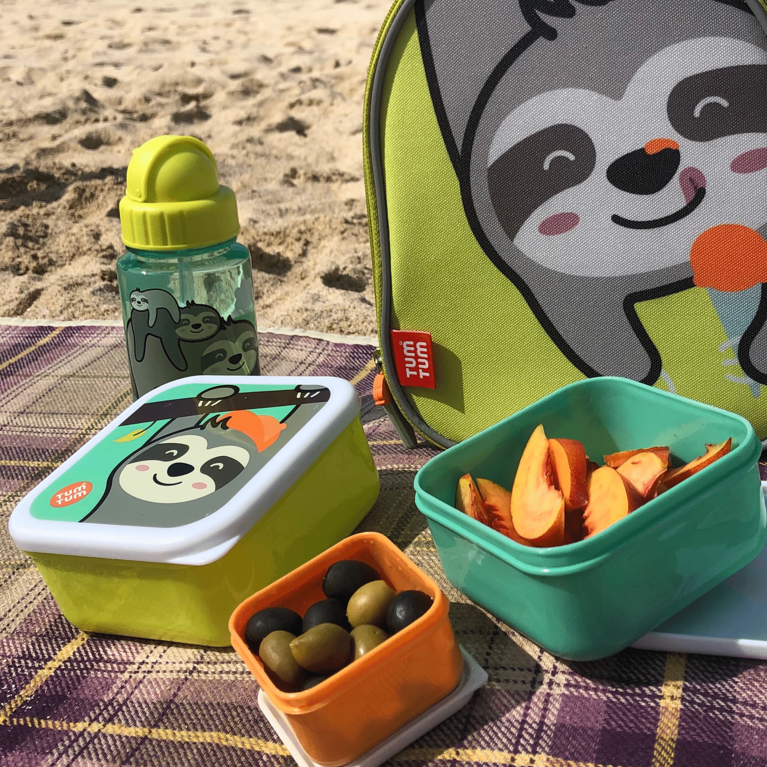 TUM TUM Nesting Snack Pots for Kids  Sloth Kids Lunch Box Set – TUM TUM  TOTS