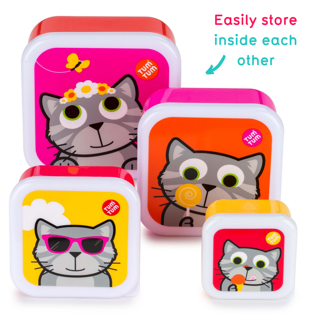 Childrens lunch boxes cat