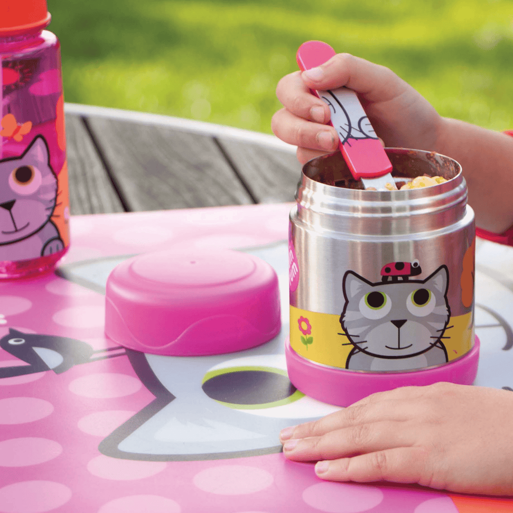 Cutlery for kids, cat