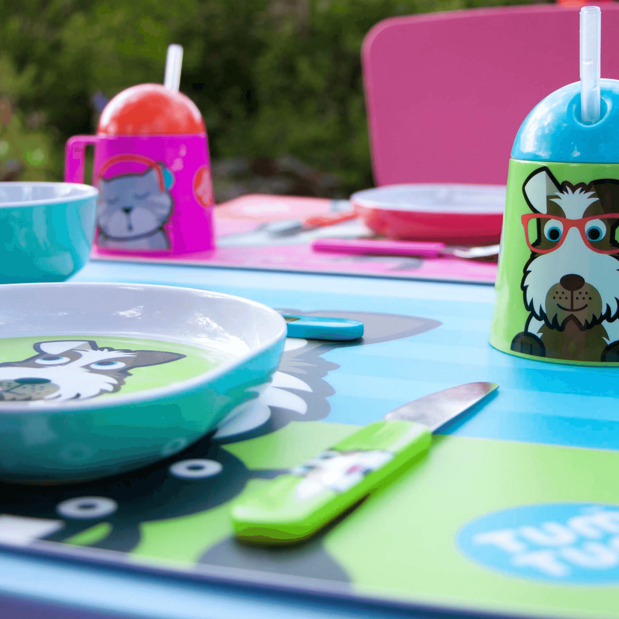 Children's cutlery set, dog
