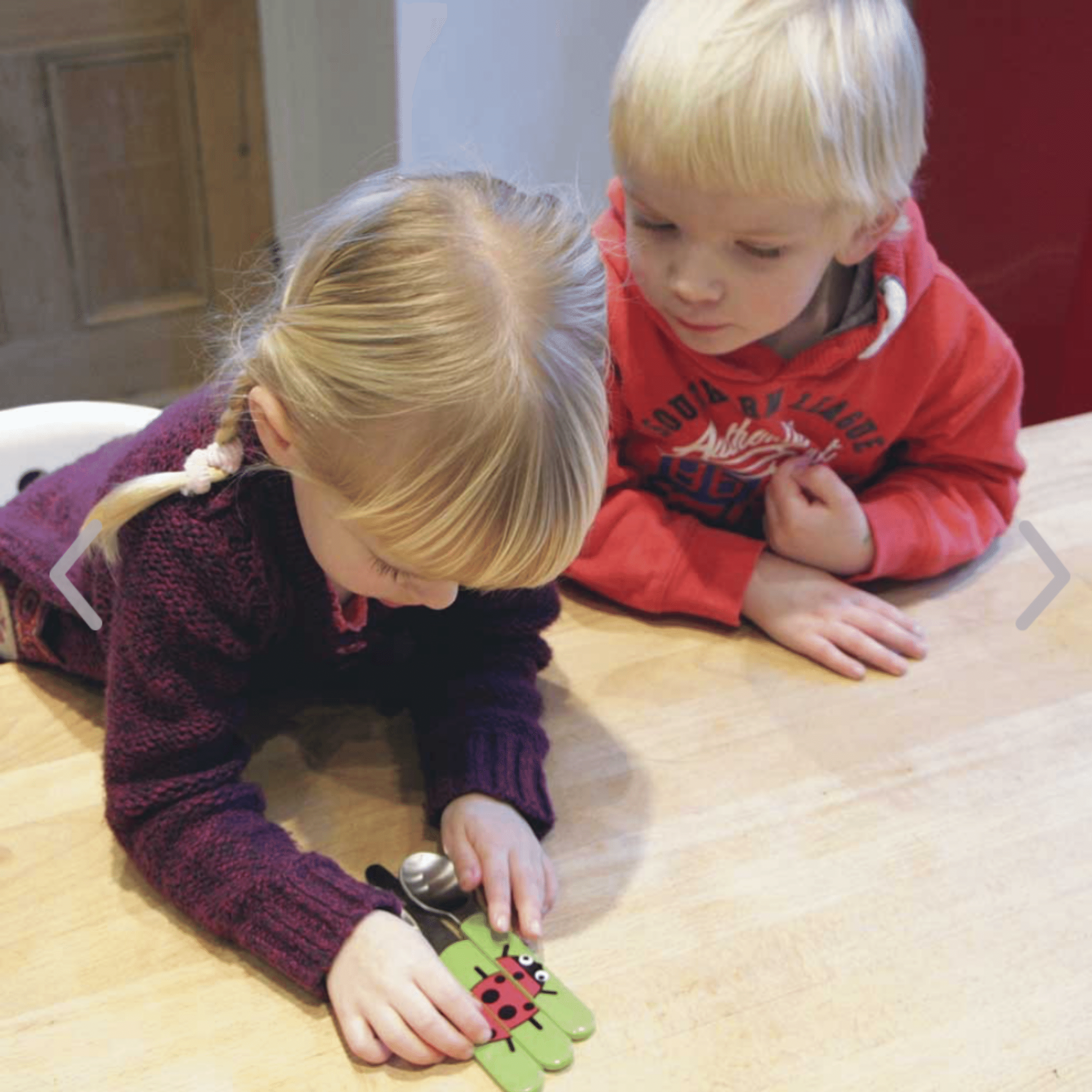Kids cutlery set with case